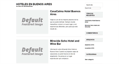 Desktop Screenshot of hotelesenbuenosaires.org